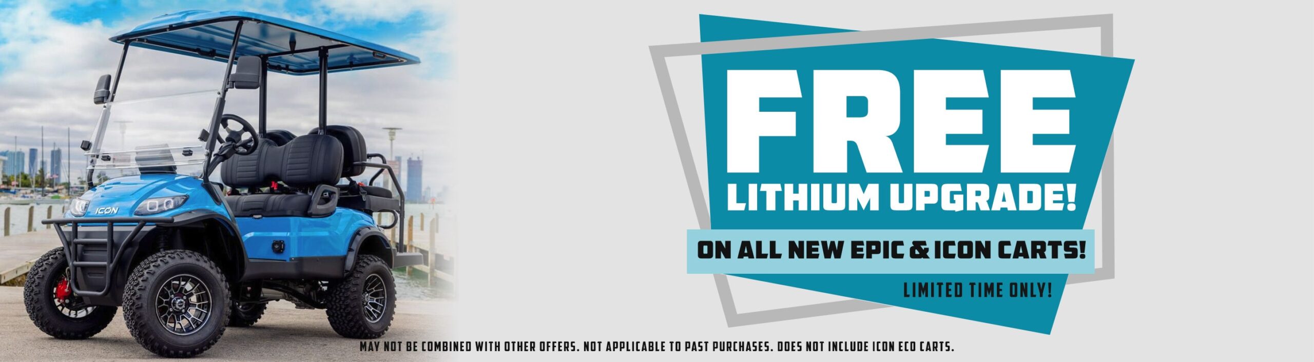FREE Lithium Upgrade Promotion Banner