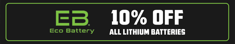 10% OFF EcoBattery Lithium Golf Cart Batteries