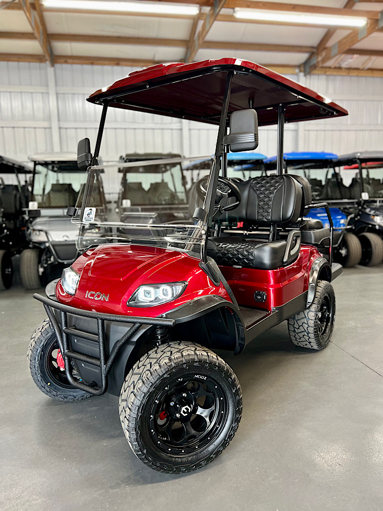 2024 ICON I40L Lithium Sangria Red Metallic [CUSTOM] Joe's Carts