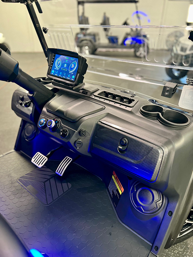 2025 Evolution D5 Ranger 2+2 Plus - Mediterranean Blue - Joe's Carts