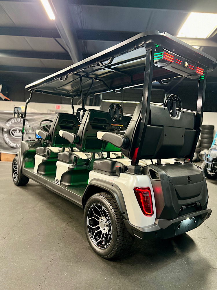 2025 Evolution D5 Ranger 6 Plus - Mineral White - Joe's Carts